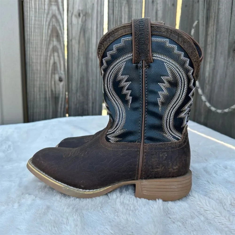 Durango Lil' Rebel Pro Kids' Western Boots Size 3M Square Toe